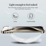 Aluminum Alloy Frameless Shockproof Irregular Metal Bumper Case For iPhone