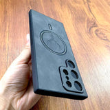 PU Leather Magnetic  Case For Samsung Galaxy
