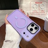 Full Camera Anti-knock Anti-fingerprint Shell Magnetic Case For iPhone