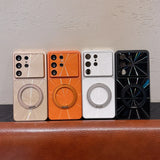 360° Rotating Stand MagSafe Magnetic Phone Case For Samsung