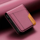 Business Leather Wallet Card Solt Case For Samsung Galaxy Z Flip
