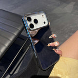 Luxury Electroplated Shockproof Makeup Mirror Phone Case For iPhone