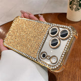 Colorful sequin full-screen diamond phone case For iPhone