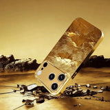 Gold pattern background design phone case for iPhone