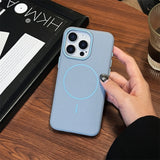 Leather Magnetic Case For iPhone