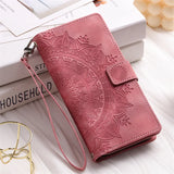 Leather Card Holder Wallet  Case For Samsung Galaxy