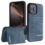 Wallet-style genuine leather phone case For iPhone