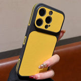 Luxury Matte Leather Hard  Phone Case For iPhone