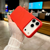 Bright Fluorescent Liquid Silicone Soft Case For iPhone