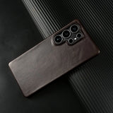 Natural Cowhide Genuine Leather Case For Samsung Galaxy