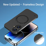 Luxury Ultra Slim Magnetic Frameless Solid Color Case for iPhone