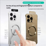 Thin Matte  Frameless Magnetic Wireless Charging Case for iPhone