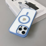 Luxury Original  Magnetic Transparent Case For iPhone