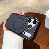 Luxury Magnetic Soft Silicone Frame Phone Case For iPhone