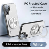 Luxury Magnetic Matte Frosted 360° Bracket Stand Case For Samsung