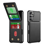 Ultra Shockproof Card Holder Magnetic Case For Samsung Galaxy