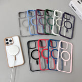 Luxury Original  Magnetic Transparent Case For iPhone