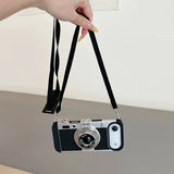 Vintage Camera Design with Lanyard Case for IPhone