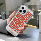 Luxury Women Simple Clear Case For iPhone