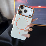 Leather Texture Magnetic Shockproof Case For iPhone