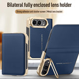 Luxury Matte Leather Shockproof Case For iPhone Duo