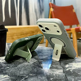Luxury Fold Stand Holder Magnetic Matte Case for iPhone