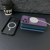 Luxury Slide Camera For Magnetic Armor Case For iPhone