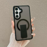 Luxury Matte Folding Magnetic Stand Phone Case For Samsung S26