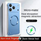 Ultra Thin for Magnetic Matte PC Frameless Phone Cases for IPhone