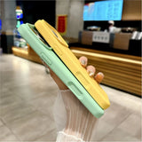 Bright Fluorescent Liquid Silicone Soft Case For iPhone