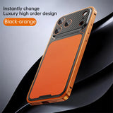 Aluminum Alloy Frame Magnetic Phone case For iPhone