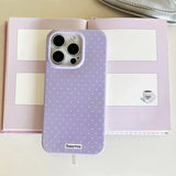 INS polka dots Shockproof Case for iPhone