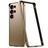 Durable Aluminum Silicone Hybrid Bumper Case For Samsung