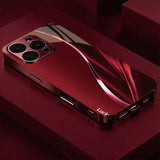Affordable luxury electroplated glass shock-resistant phone case For iPhone