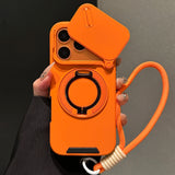 Drop-proof case with sliding camera cover For iPhone