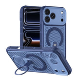 360° Rotating Ring Holder Magnetic Mesh Heat Dissipation Case for iPhone