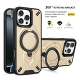 360° Rotating Bracket Shockproof Magnetic Case for iPhone