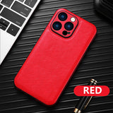 Business Luxury Leather Case For iPhone