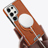 360° Rotating Bracket Leather Phone Case for Samsung Galaxy