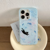 Cute & Dreamy Blue Colorful Fish Case for iPhone
