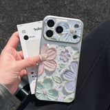 Luxurious Oil Painting Floral Phone Case For iPhone