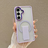 Luxury Matte Folding Magnetic Stand Phone Case For Samsung S26