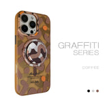 Trendy Graffiti Art Magnetic Case For iPhone