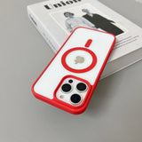 Luxury Original  Magnetic Transparent Case For iPhone