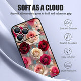 Rose Flowers Patterned Phone Case For iPhone