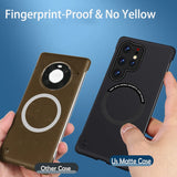 Luxury Ultra Slim Magnetic Frameless Solid Color Phone Case for Samsung