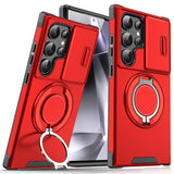 Magnetic 360° Rotate Bracket Slide Camera Case for Samsung