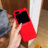 Official Fluorescence Neon Liquid Silicone Case For Samsung Galaxy Z Flip
