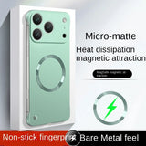 Ultra Thin for Magnetic Matte PC Frameless Phone Cases for IPhone