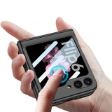 Magnetic Hinge Protection Hard PC Phone Cover for Samsung Galaxy Z Flip